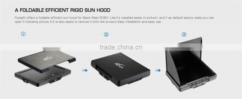 G2961 flysight High resolution display monitor with 7 inch 1280*800 LCD Screen