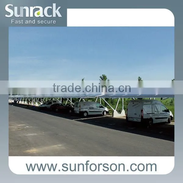 Stable Extruded Aluminum Solar Panel Mounting Frame Carport Parts