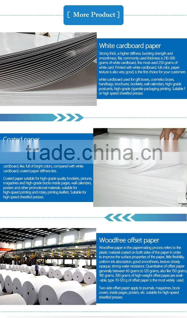 glossy double art paper roll for wholesale
