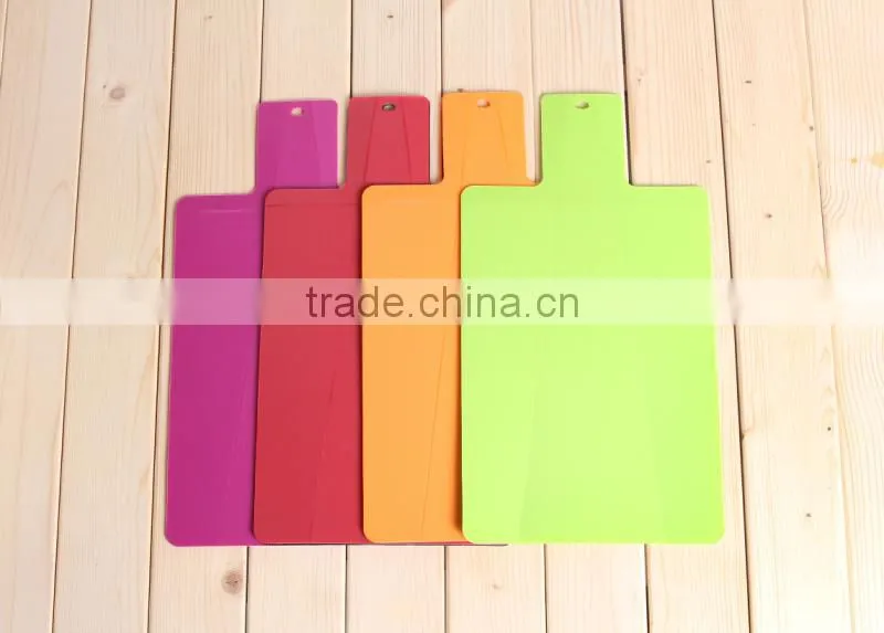 plastic cutting board outside