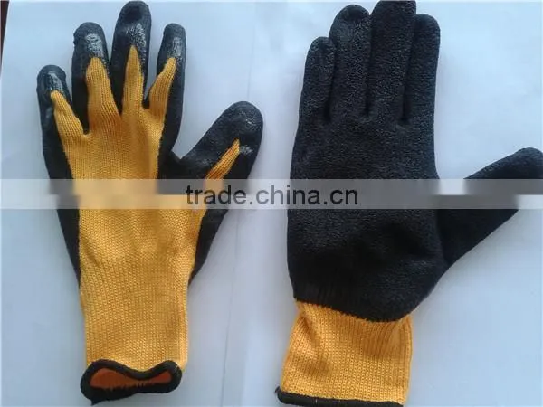 gauge nylon PVC safety golve,hand protective gloves,green,black,red,etc. 13