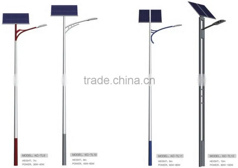 Solar LED Street light patented lamp housing Waterproof outdoor lighting 30W 40W 50W
