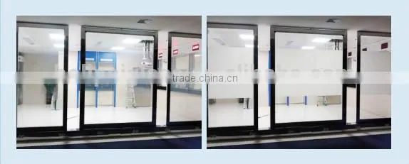 Self adhesive magic transfer PDLC film