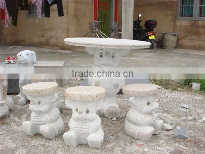 Fast delivery granite bench with wheel