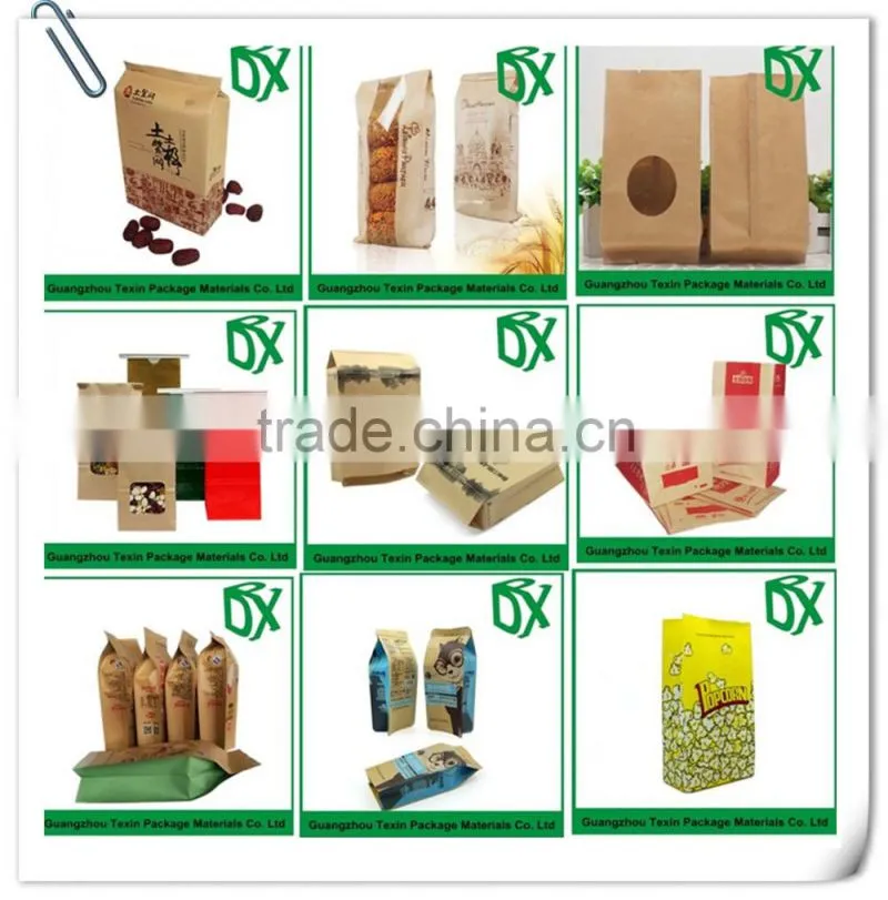 Good quality US chocolate powder zip lock plastic laminate packaging bag in guang zhou