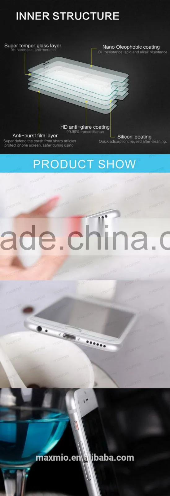 9h Tempered Glass Screen Protector,For Iphone 7 Screen Protector