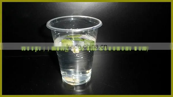 200ml disposable transparent plastic beverage cup