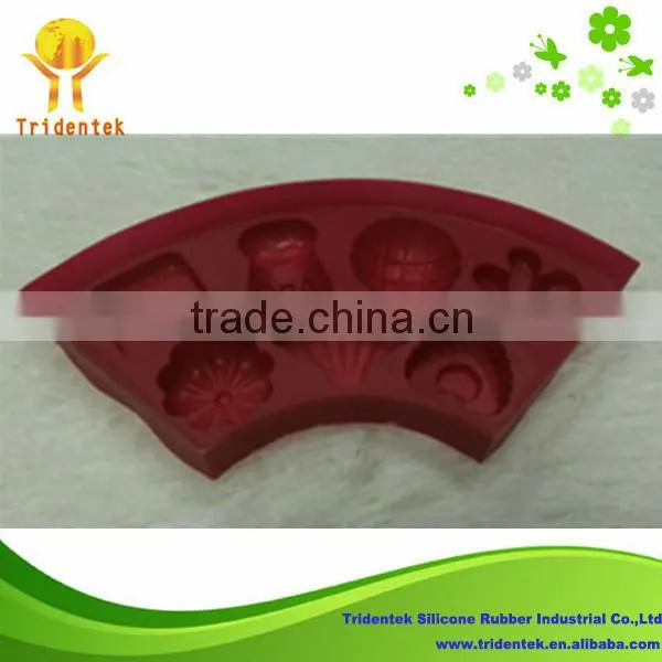 2015 new design food grade ice tools silicone chocolate molds