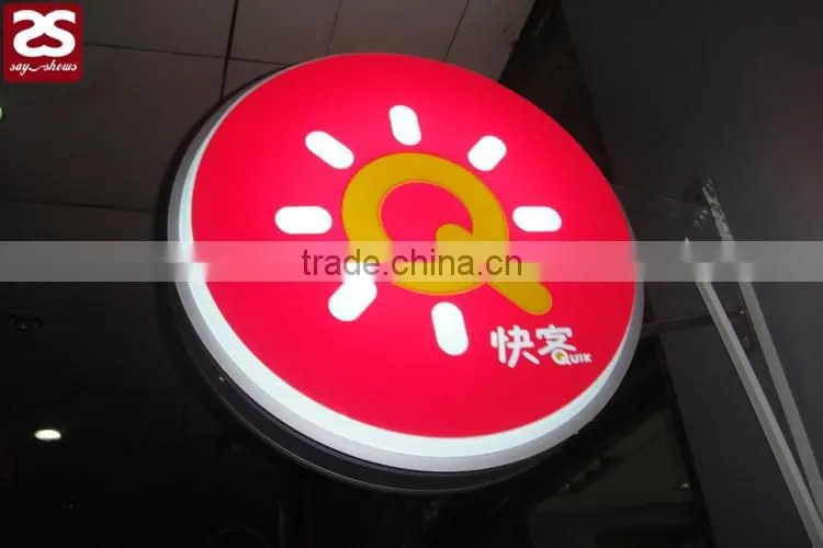 Wholesale Outdoor Vacuum Forming Light Box Sign Moulded Sucking Light Box
