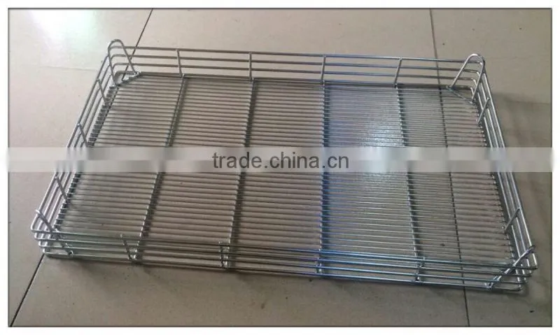 Food Industry Use Modern Style Stainless Steel Stack Basket