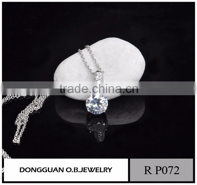 Fashion Long Jesus Rhodium Plated Necklaces Pendant/Pendant Cross Necklace