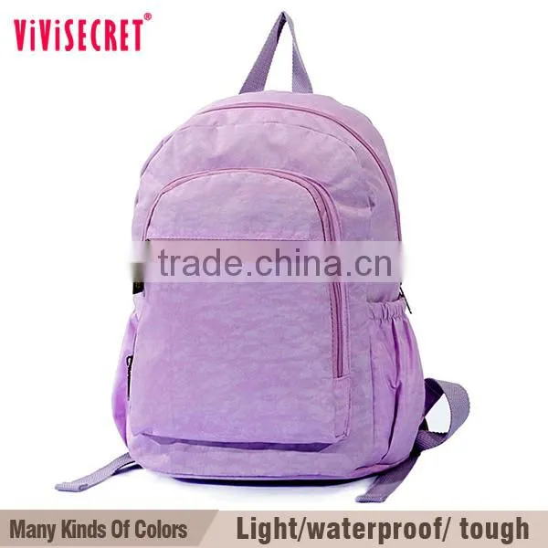 Green fancy private novelty school bag for student girls