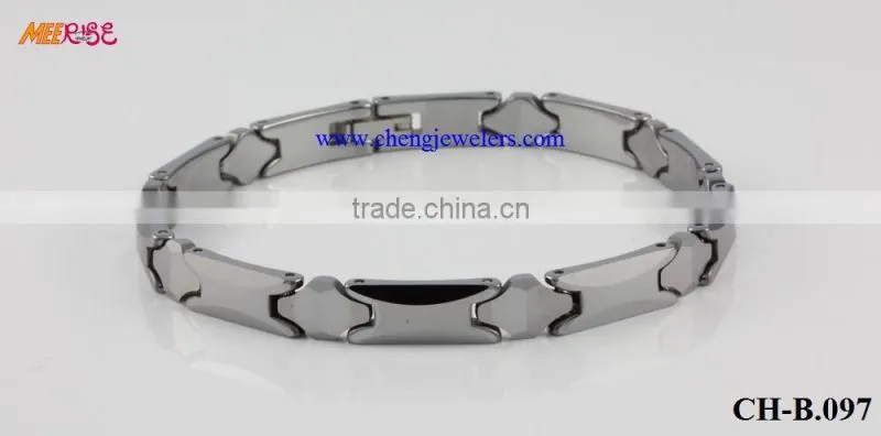 2015 IP black tungsten cool bracelets,stylish bracelets,tungsten jewelers