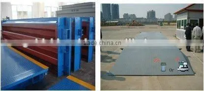 Steel Stracture Electronic vehicle Weighbridge With Printer/Hot Sell Export Movable Truck Scale/100 ton weightbridge