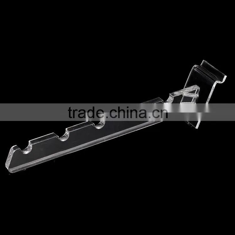 High quality durable acrylic clear hook with notched