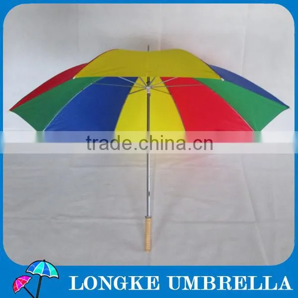 Custom umbrellas no minimum colorful golf umbrella 75cm radius*8K