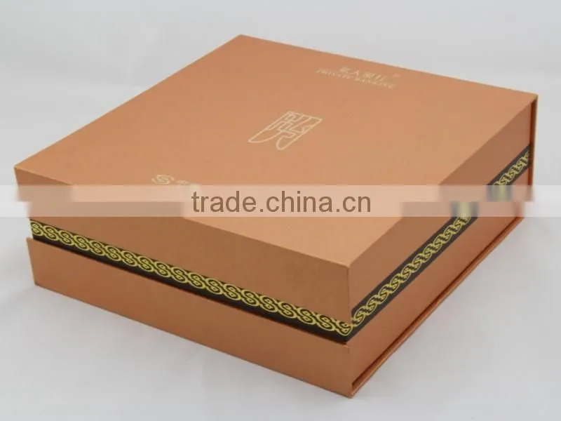 High quality promotion gift packaging box custom made with card tray