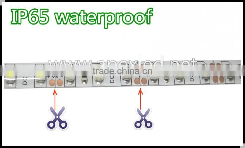 high performance led lighting strip ip65 waterproof smd 3528