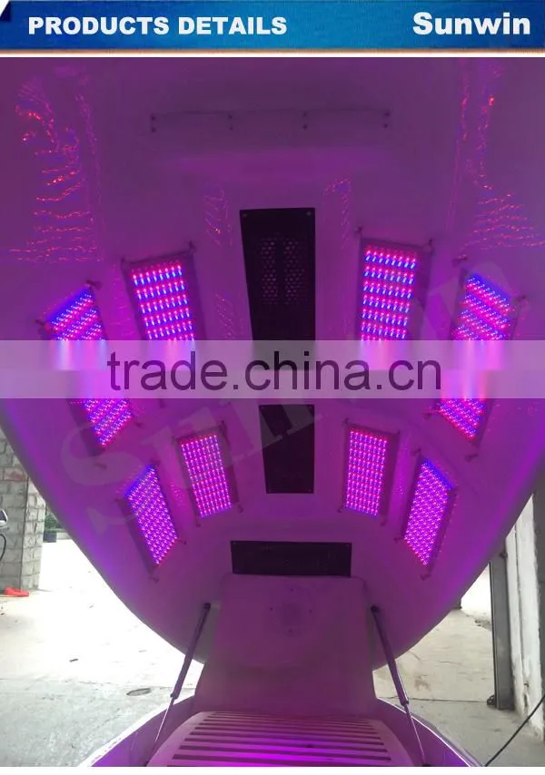 2015 ozone sauna spa capsule infrared spa capsule led light spa capsule SW-708S