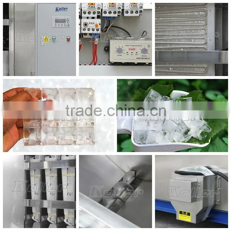 Food-Grade Ice Cube Machine for Bars and Restaurants(3 tons per day)