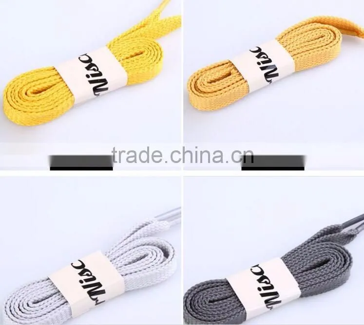 Classic Flat Double Layers Cotton Shoe Laces 120CM Long Rope Laces Sport Shoelaces 2 Pair Per Lot