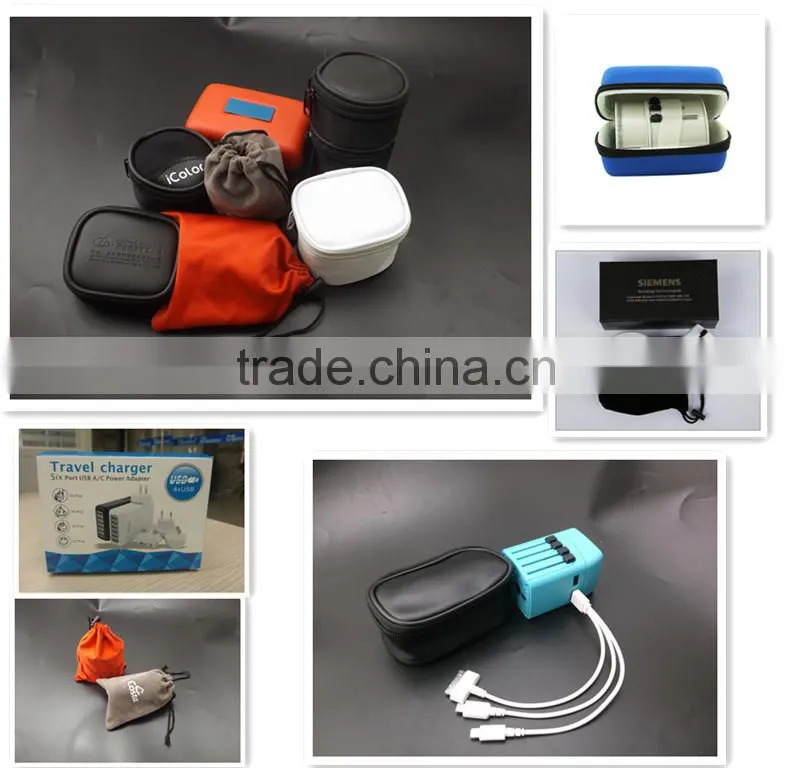 Double USB travel adapter and converter