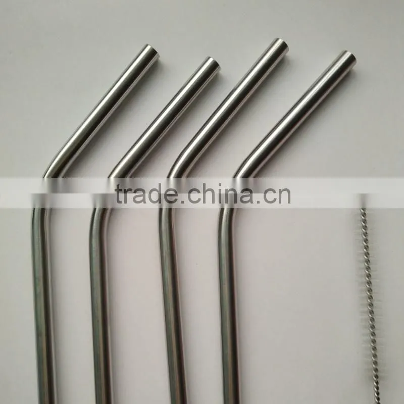 Cleaning Brush Straws Set Retail Packing 4+1 Kit Fits 304 Stainless Steel Straw Metal Drinking Straw