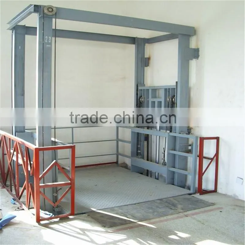 CE warehouse platform ladder ,guide hydraulic lifting