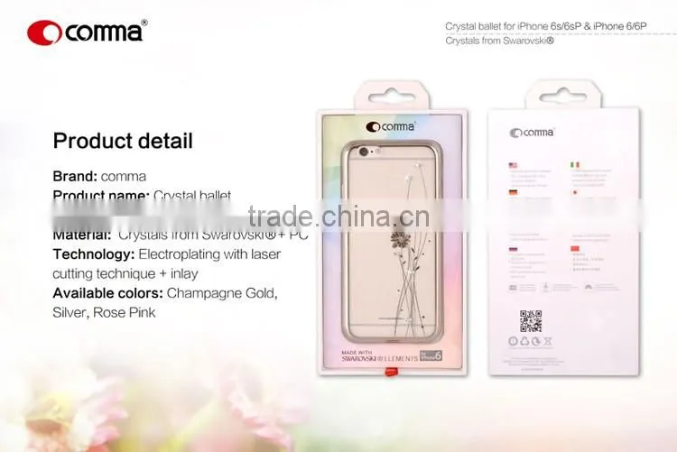 Mobile Phone Bling Crystal Diamonds Shell For iPhone 6 6S Plus