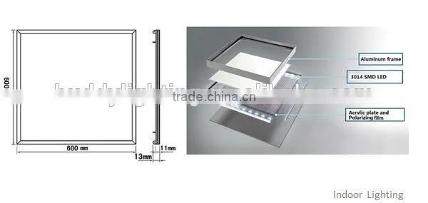 Recessed Panel LED Lighing/LED Panel Light, 36W/48W, 600*600mm, Ra>80, LED Light Panel
