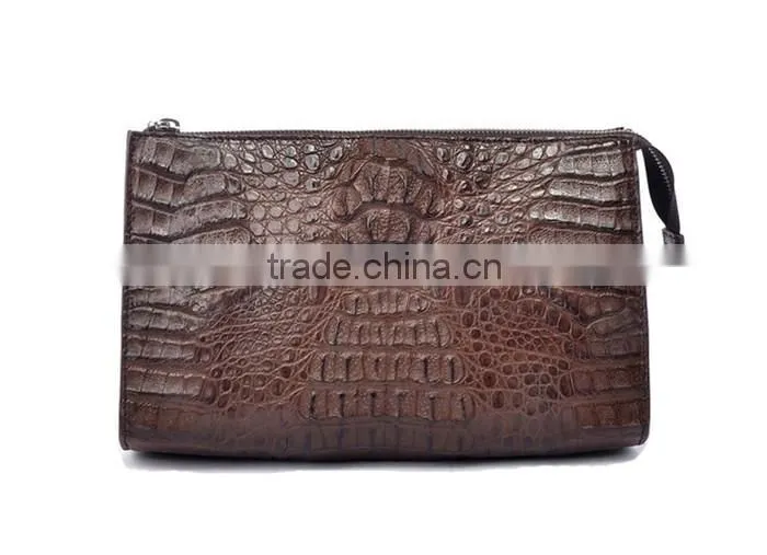 Genuine crocodile leather men's bag clutch bag for man