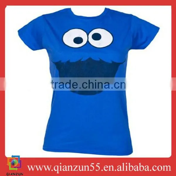 2013 fashion models of fabric blouses custom t shirt printing 3D t-shirt