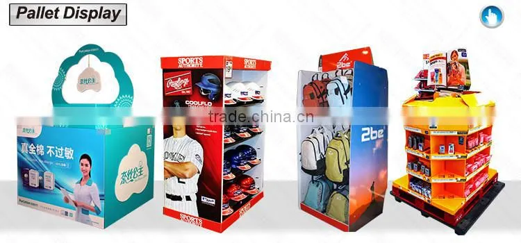 Custom cardboad display stand for cosmetic