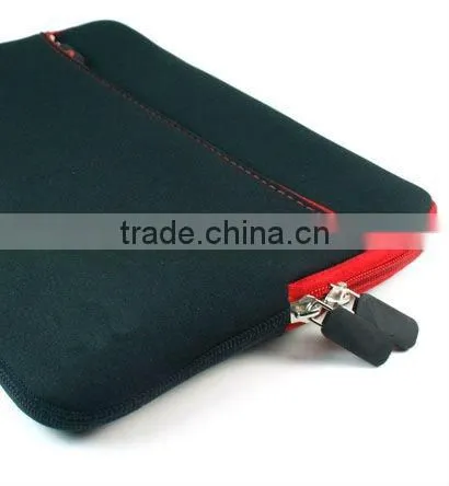 Factory customized Neoprene computer sleeve case cover for 12'' laptop