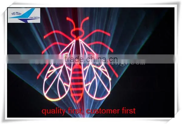 ILDA 3 Watt full color rgb animation professional stage laser