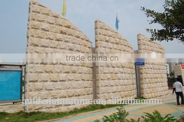 HOT SELLING !! Black mushroom stone exterior wall cladding