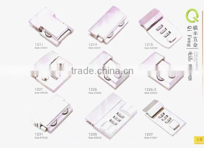 Qifeng new design turn lock,bag accessories