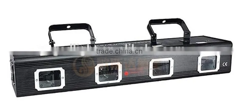 RG RGBP RGYP most popular 4 head laser light DMX light equipment with CE RoHs