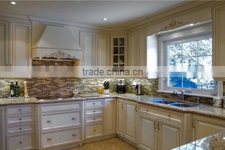Kitchen Storage Furnitue, tile white solid wood kitchen cabinet