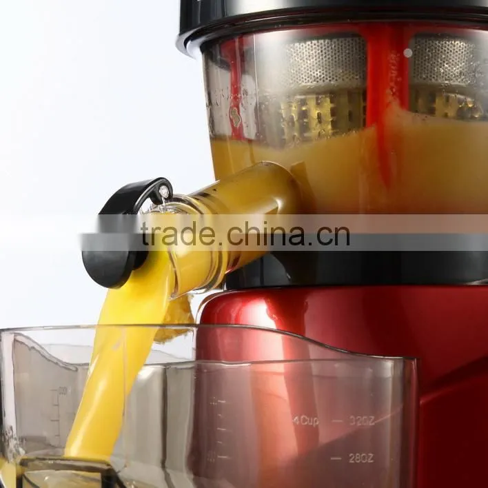 2016 the latest AC motor 43RPM stainless steel housing slow juicer