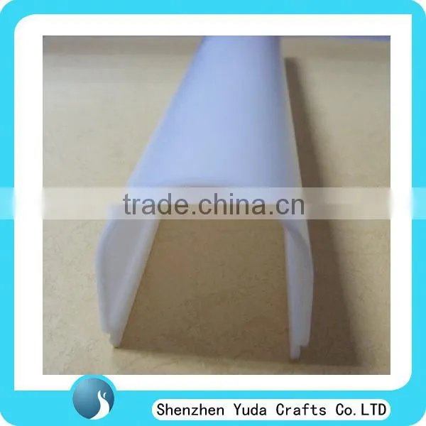 The arch type acrylic light covers, white led acrylic covers tube