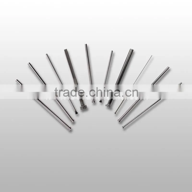 through-hardened flat ejector pin, blade ejector pin with DLC coating