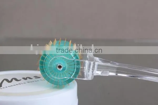 OEM Hot! MNS dermal roller with 192 penetrating needles titanium