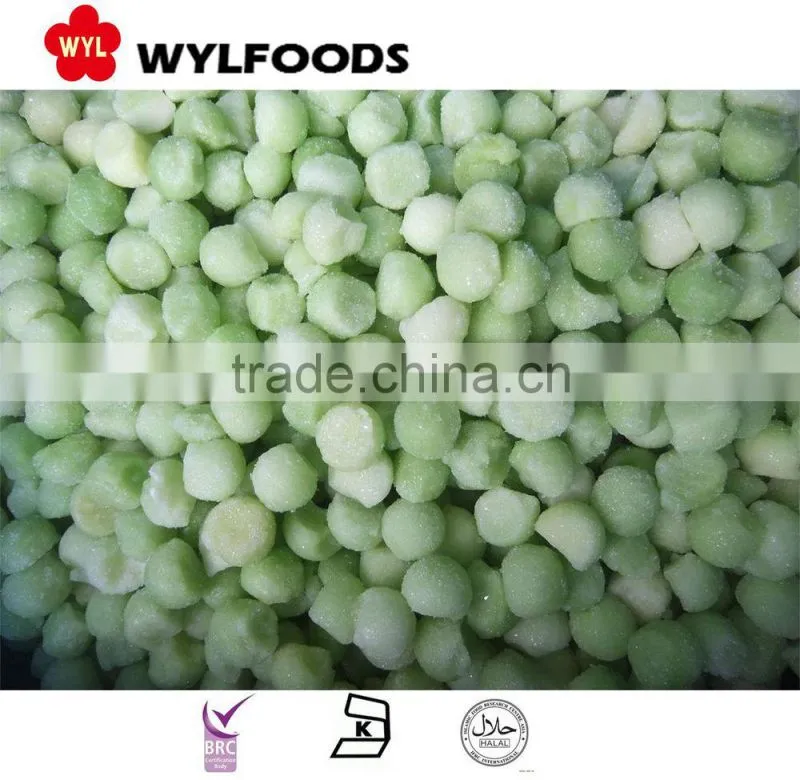 Frozen melon ball green/yellow from china new crop