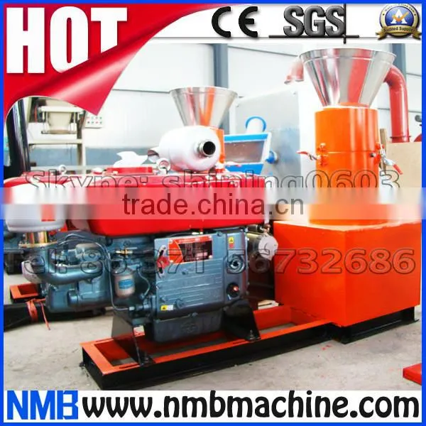 low price ring die animal feed poultry farm extruding pellet machine