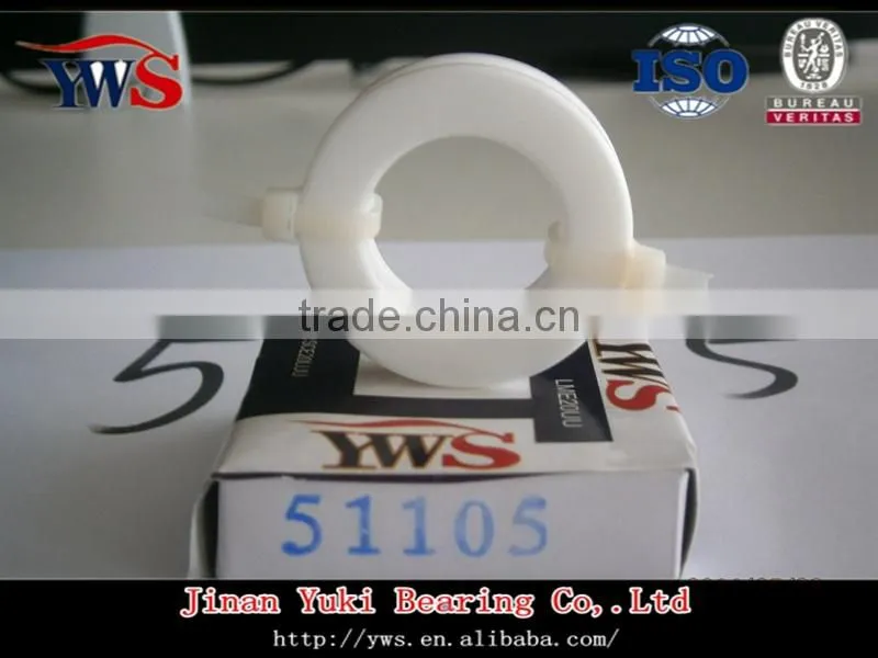 51100 Zirconia zrO2 mini size ceramic thrust ball bearing