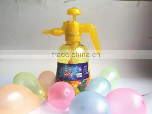 spray with balloon
