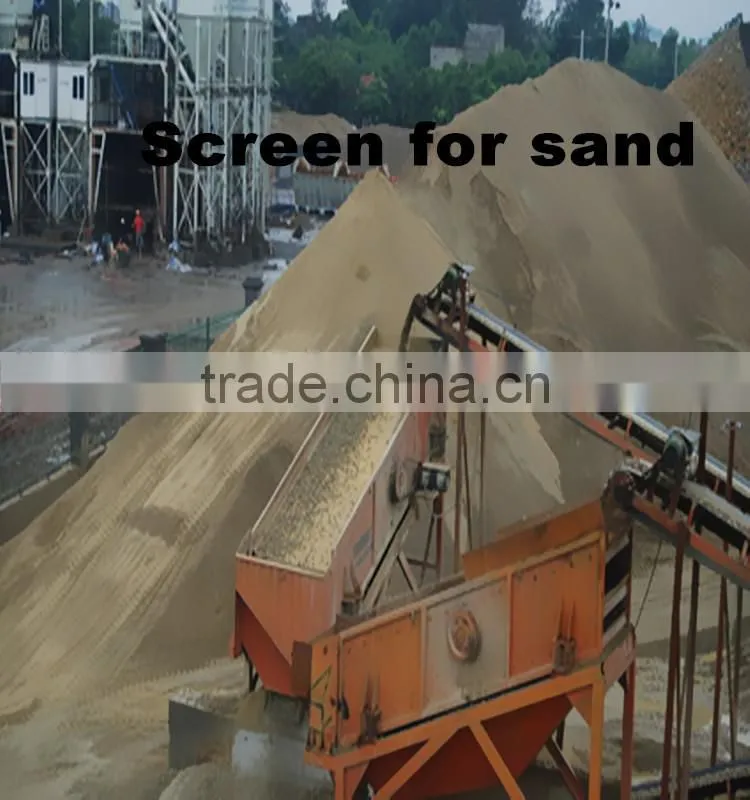 Iron ore/zine ore multilayers vibrating screen linear screen