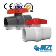 China Factory cheap BS standard thread pvc octagonal ball valve