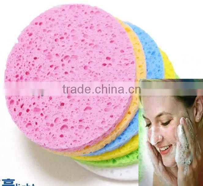2015 Hotsale Round Face Cleaning Sponge Puff